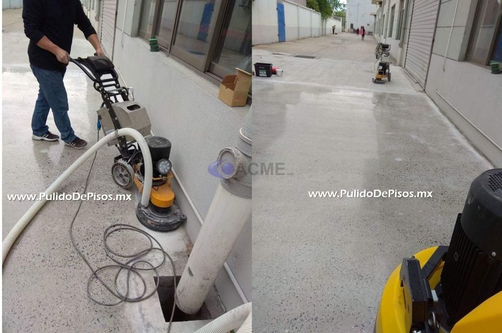 desbastado y pulido de concreto