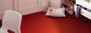 pisos de colores rojo